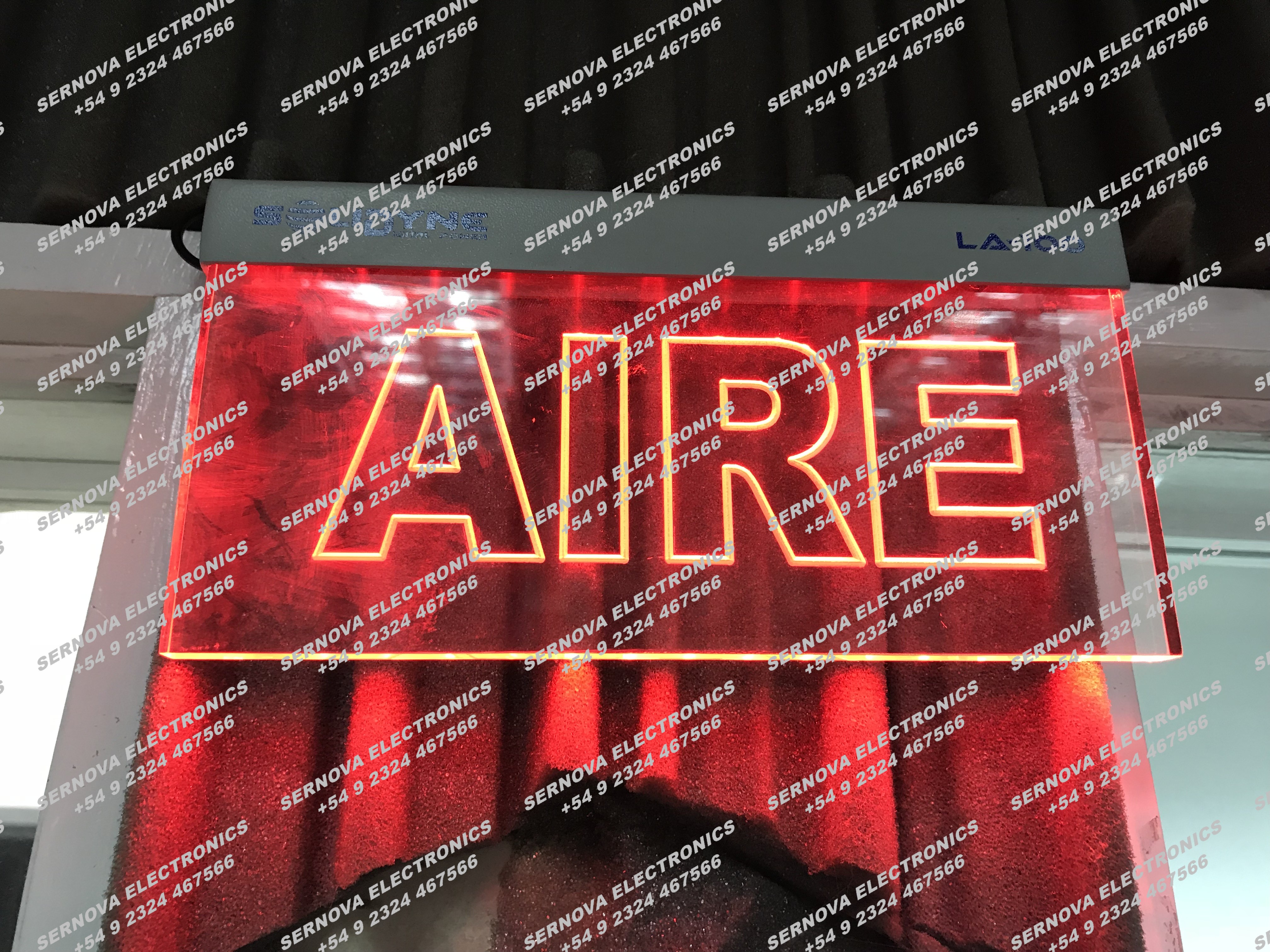 Cartel de Aire en Estudio Operativo